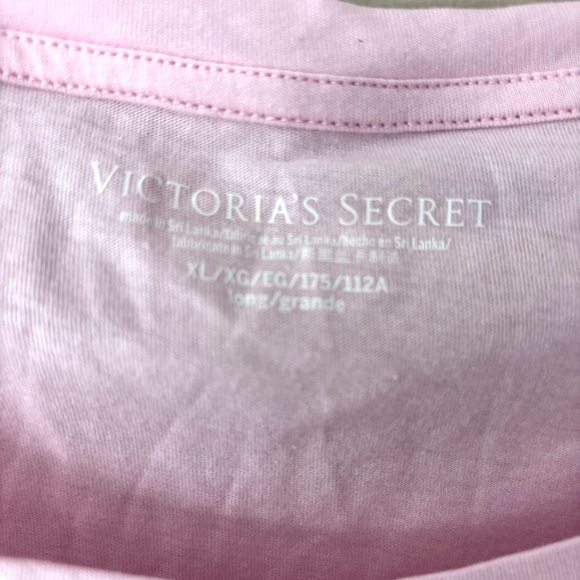 Victoria's Secret Pink Black Hearts Short Sleeve PJ Sleep Tee SZ XL NWOT - Picture 6 of 9